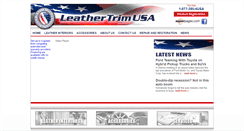 Desktop Screenshot of leathertrimusa.com