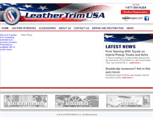 Tablet Screenshot of leathertrimusa.com